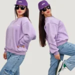 Buzo Mujer Algodón Frisa Cuello Redondo Dama Calidad Urbano
