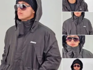 Campera Hombre Parka 2 En 1 Rompeviento + Canelon Abrigada