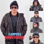 Campera Hombre Parka 2 En 1 Rompeviento + Canelon Abrigada