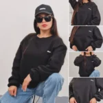 Buzo Mujer Algodón Frisa Cuello Redondo Dama Calidad Urbano
